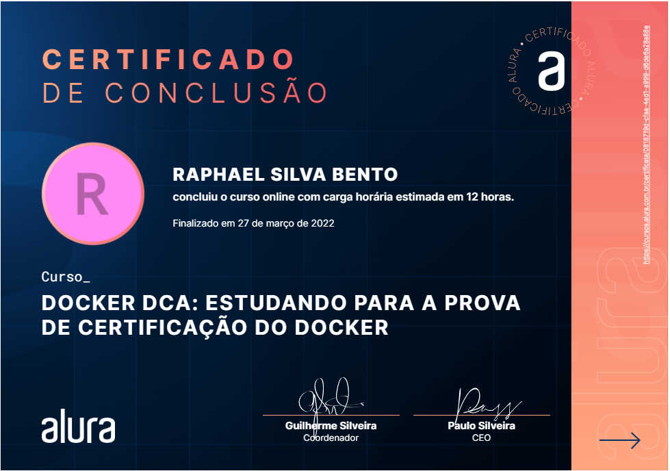 Certificado Docker